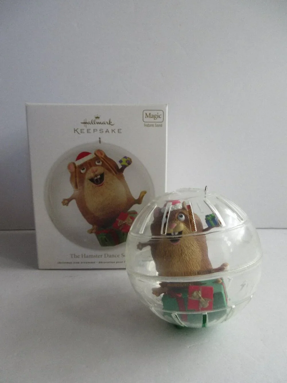Hamster Dance Song Christmas Ornament Magic Ornament Hallmark Keepsake 2012 NEW
